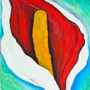 Lily Lover — Acrylic, 8"x10", by Abigail Sabeeney