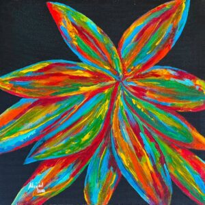 Outburst — Acrylic, 10"x10", by Abigail Sabeeney
