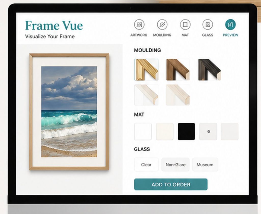 Frame Vue framing preview tool