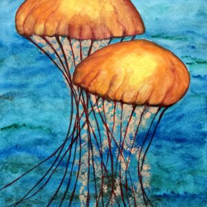 Flaming jellyfish
